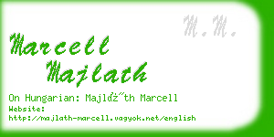marcell majlath business card